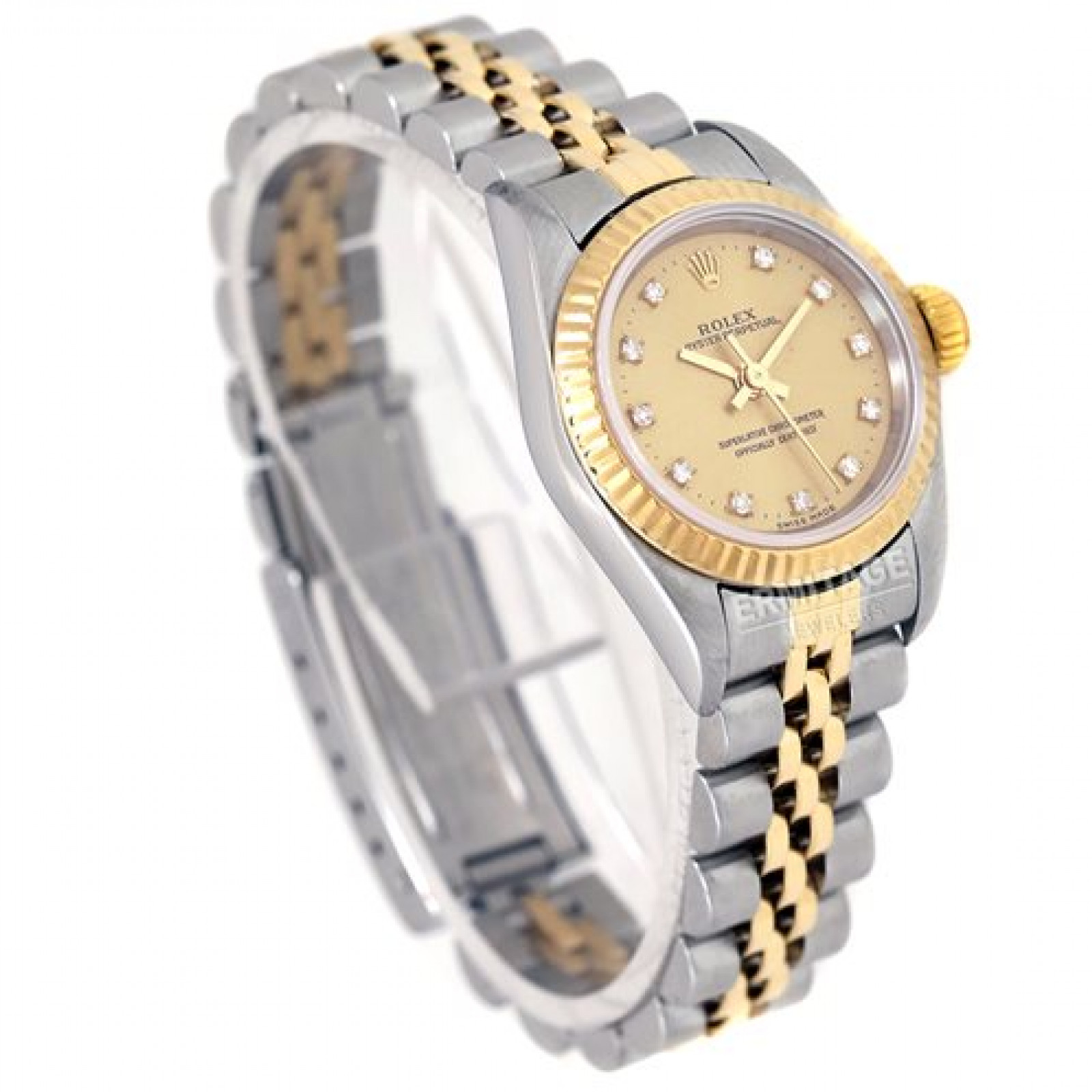Champagne Diamond Dial Rolex Oyster Perpetual 67193